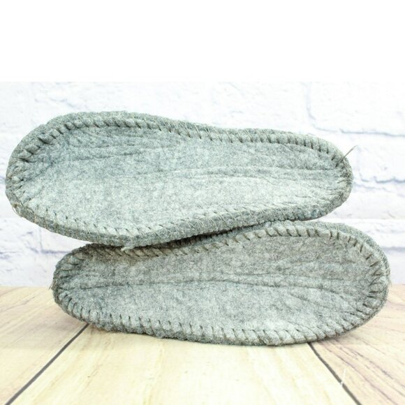 LL Bean Gray Wool Warm Replacement Boot Liner Inserts Size 11 - Picture 9 of 9